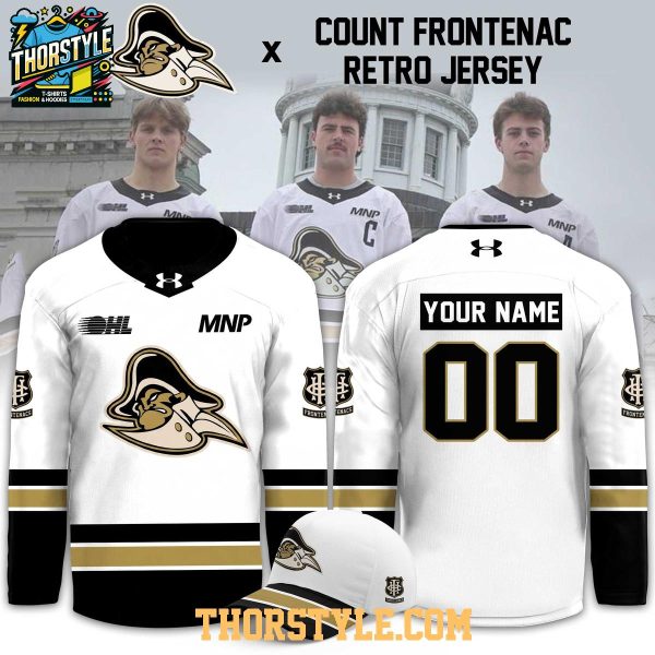 Kingston Frontenacs x Count Frontenac Retro Night Custom Hockey Jersey 2026