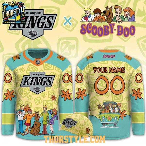 Los Angeles Kings 2026 Scooby-Doo Adventure Night Personalized Jersey