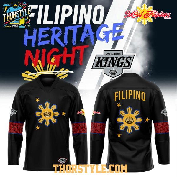 Los Angeles Kings 2026 The Filipino Heritage Theme Night Hockey Jersey