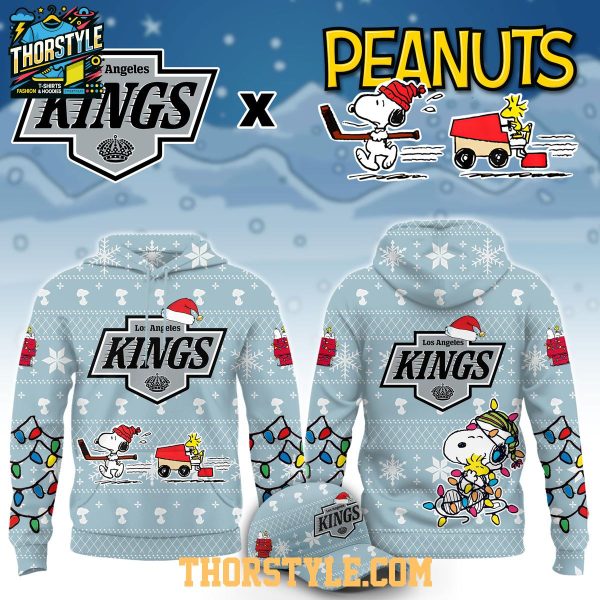 Los Angeles Kings x Peanuts 2026 Snoopy Christmas Night Hoodie Shirts