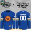 Los Angeles Kings x Salvadoran Heritage Night Custom Hockey Jersey 2026