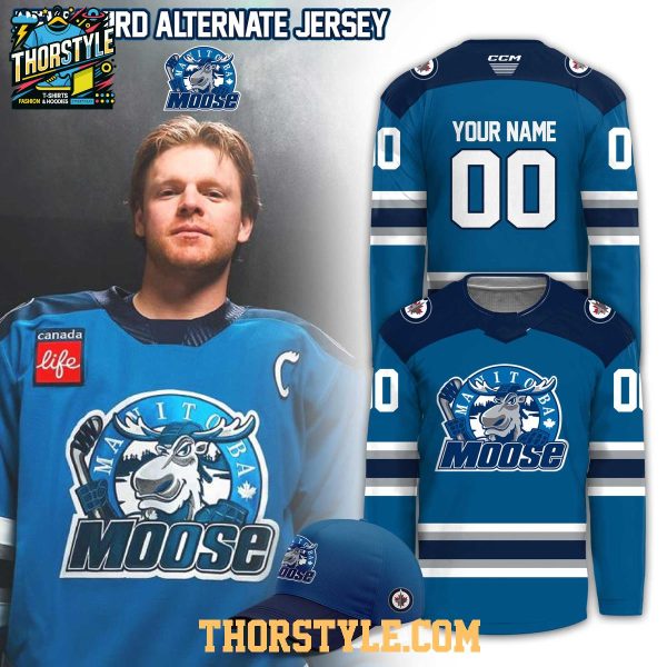 Manitoba Moose x Third Alternate Uniform 2026 Personalized Hockey Jersey