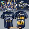 Milwaukee Brewers National League Champions Navy 2026 Baseball Jersey