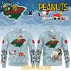 Minnesota Wild x Peanuts 2026 Snoopy Christmas Night Hoodie Shirts