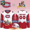 Montreal Canadiens Mickey 2026 Disney Friends Night Personalized Hockey Jersey