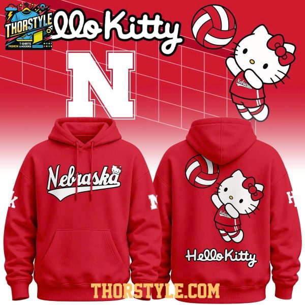 Nebraska Cornhuskers Hello Kitty Night Of Volleyball 2026 Hoodie T-Shirt