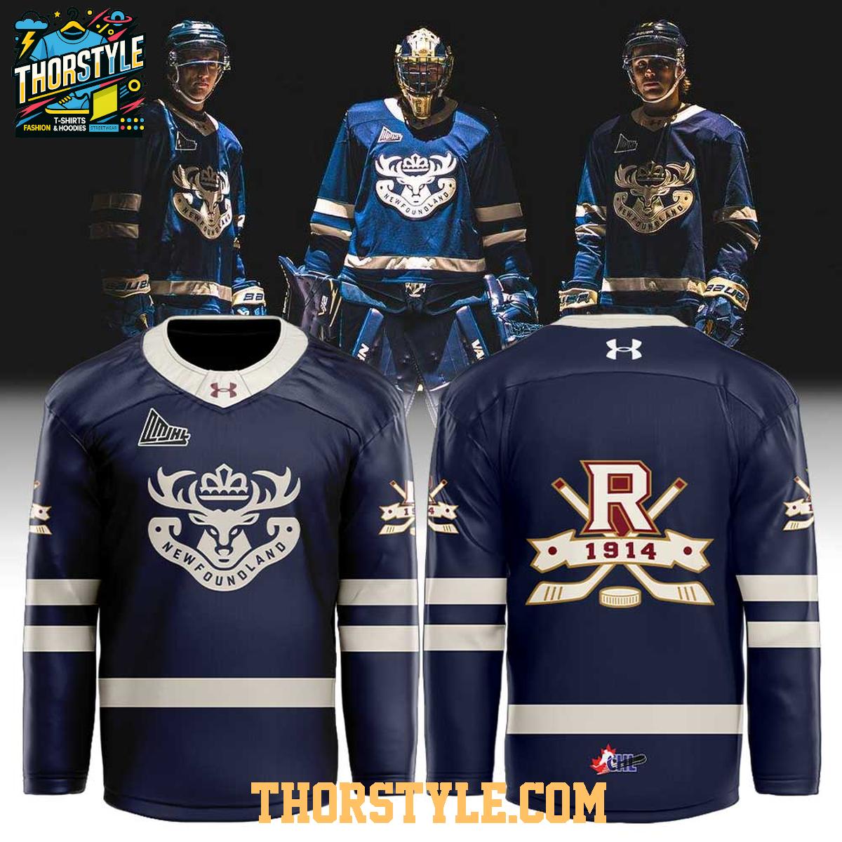 Newfoundland Regiment x Honour The Past 2026 Theme Night Hockey Jersey Newfoundland Regiment x Honour The Past 2026 Theme Night Hockey Jersey