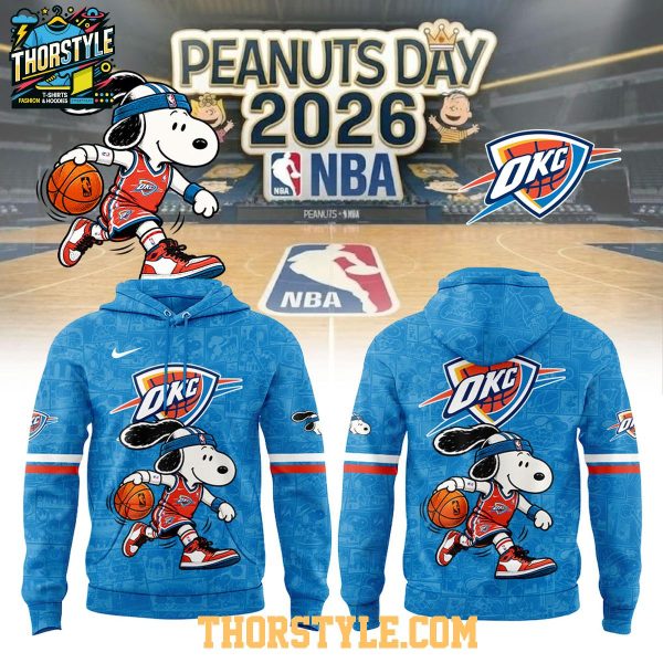 Oklahoma City Thunder 2026 Peanuts Day X-mas Game Hoodie T-Shirt