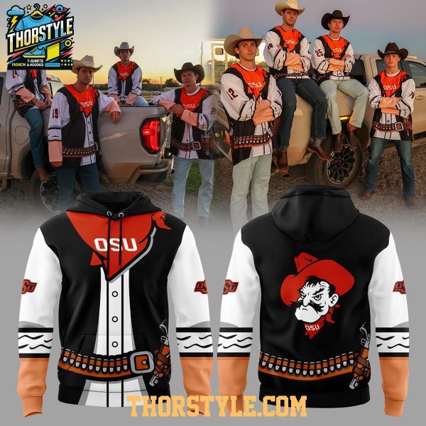 Oklahoma State Cowboys 2026 Western Night Hockey Game Hoodie Shirts
