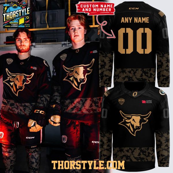 Omaha Mavericks 2026 Military Appreciation Personalized Hockey Jersey
