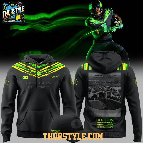 Oregon Ducks Origin of Speed 2026 Game Night Hoodie T-Shirt