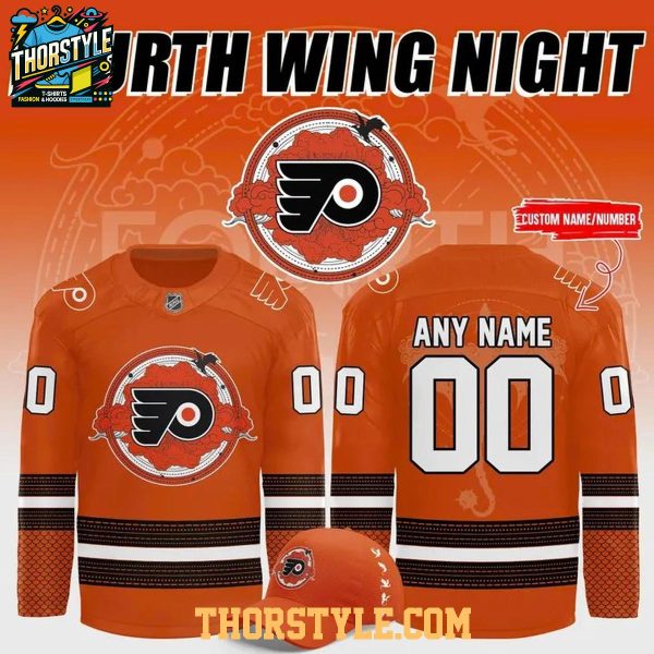 Philadelphia Flyers x Fourth Wing Night Custom Hockey Jersey 2026