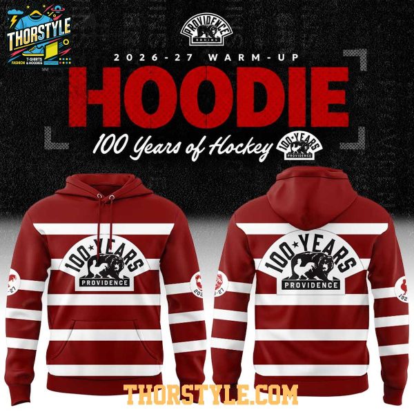 Providence Bruins Celebrate 100 Years Of Hockey 2026 Hoodie T-Shirt
