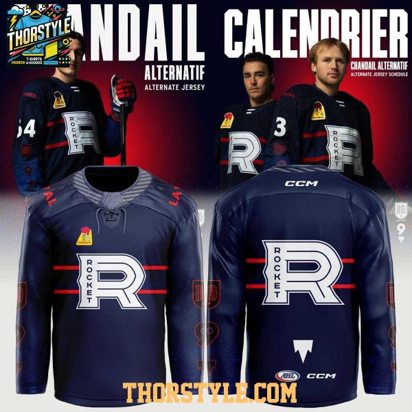 Rocket de Laval 10th Anniversary 2026 Game Night Personalized Hockey Jersey