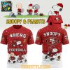 San Francisco 49ers Peanuts & Snoopy 2026 Christmas Night Hoodie T Shirt