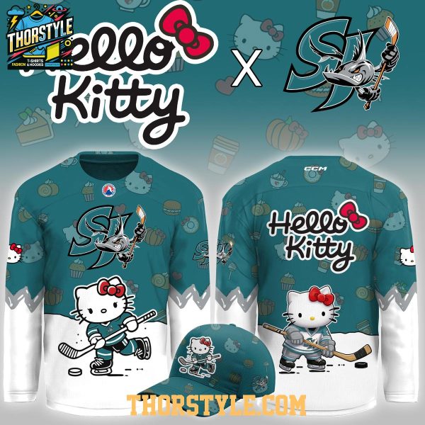 San Jose Barracuda Hello Kitty Night Game Of Hockey X-Mas 2026 Jersey