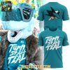 San Jose Sharks Turn It All Teal 2026 S. J. Sharkie Hoodie T-Shirt 1 San Jose Sharks Turn It All Teal 2026 S. J. Sharkie Hoodie T Shirt