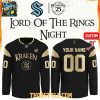 Seattle Kraken 2026 The Lord of The Rings 25th Anniversary Personalized Jersey
