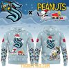Seattle Kraken x Peanuts 2026 Snoopy Christmas Night Hoodie Shirts