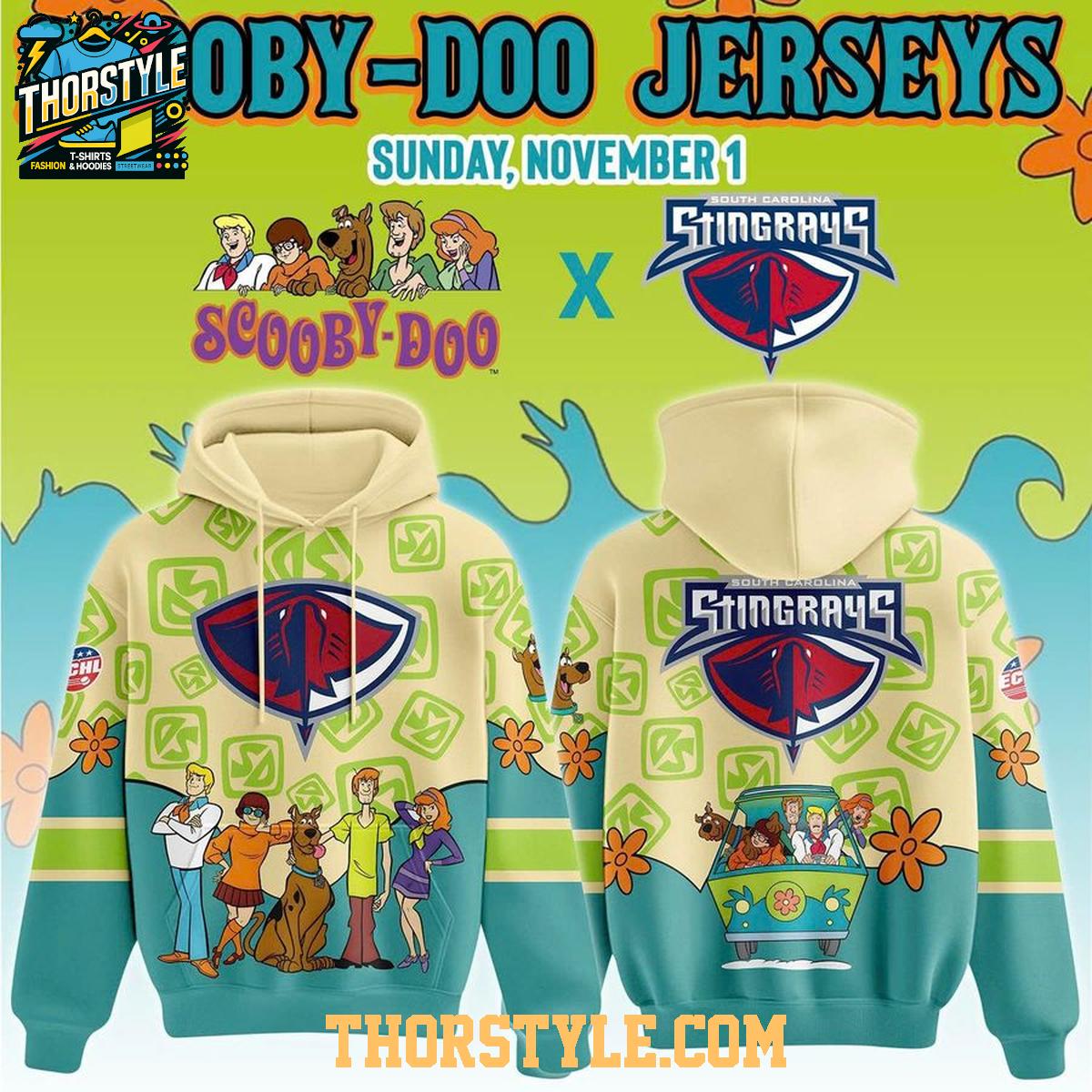South Carolina Stingrays 2026 Scooby-Doo Day Hoodie Shirts South Carolina Stingrays 2026 Scooby-Doo Day Hoodie Shirts