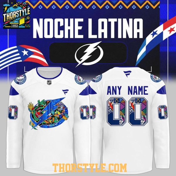 Tampa Bay Lightning Noche Latina 2026 Latin Heritage Night Hockey Jersey