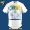 Tampa Bay Rays 2026 American League Champions Roster Baseball Jersey White