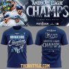 Tampa Bay Rays 2026 American League Champions Three Times Hoodie T Shirt