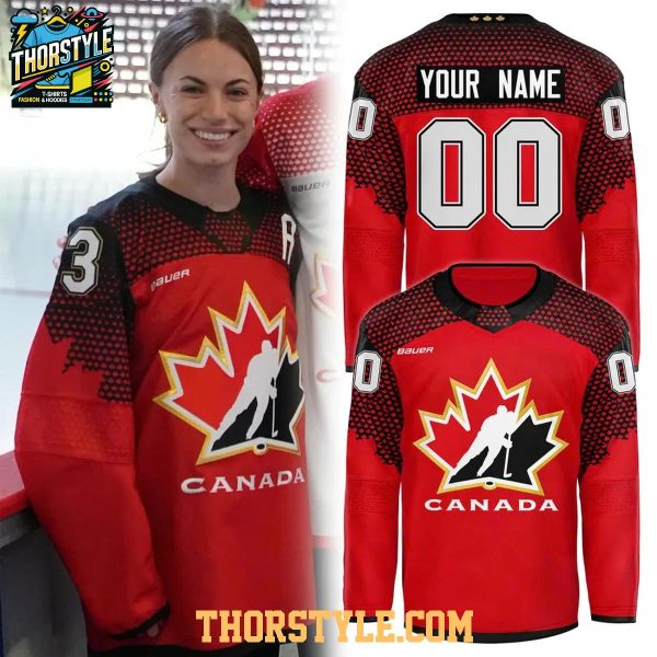 Team Canada Red Bauer 2026 Maple Leafs Personalized Hockey Jersey