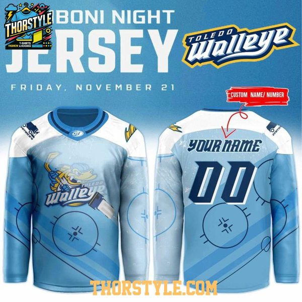 Toledo Walleye Zamboni Night 2026 Themed Personalized Hockey Jersey