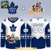 Toronto Maple Leafs Mickey 2026 Disney Friends Night Personalized Hockey Jersey