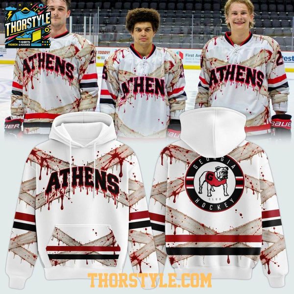 UGA Ice Dawgs x Halloween Night The Mummy 2026 Hoodie Shirts