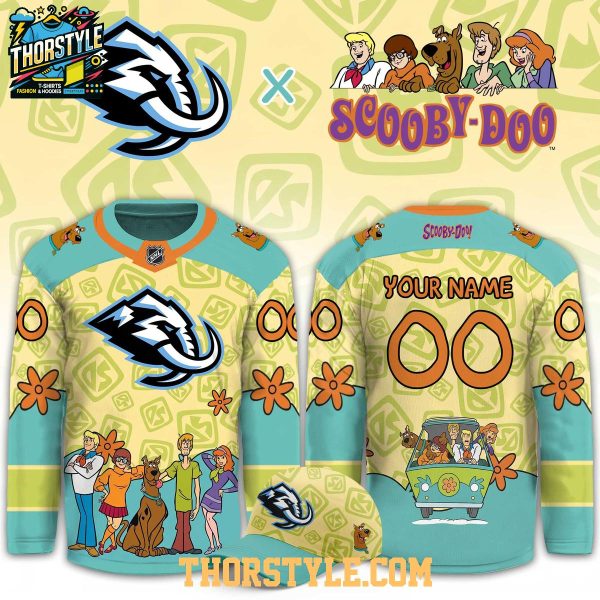Utah Mammoth 2026 Scooby-Doo Adventure Night Personalized Jersey
