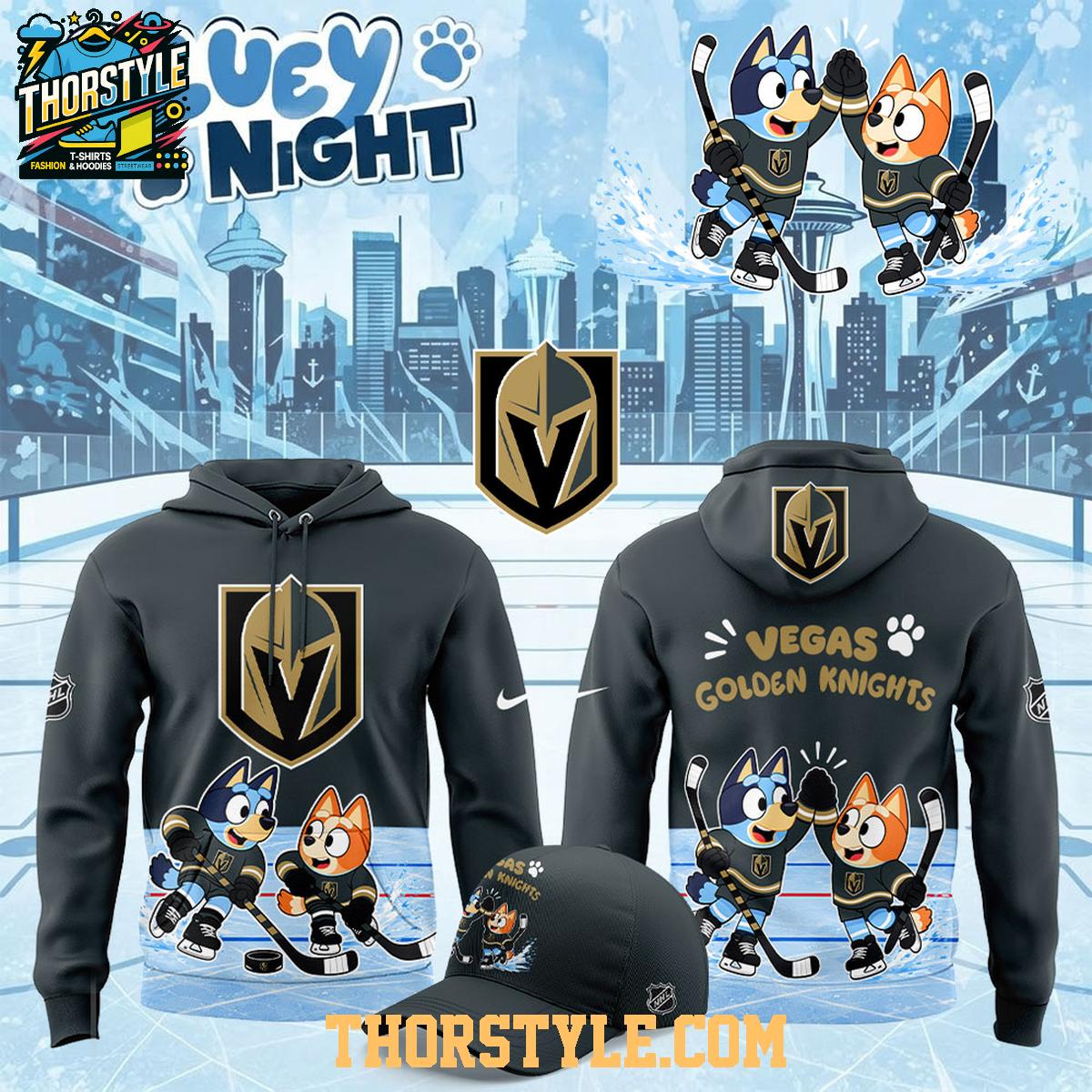 Vegas Golden Knights Bluey Day 2026 Hockey Game Celebrate Hoodie T-Shirt Vegas Golden Knights Bluey Day 2026 Hockey Game Celebrate Hoodie T-Shirt